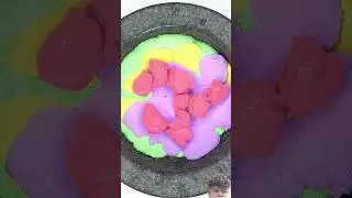 Satisfying Slime Face Mask ASMR #asmr #facemask #satisfying #shorts