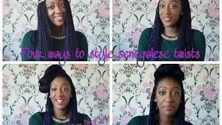 4 ways to style Senegalese Twists| Glam Diva Kelz