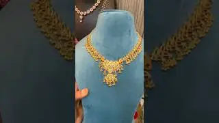One gram gold jewellery||muvvala haaram design||new gold design jewellery collection