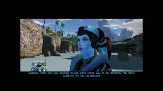 Zaalbar killing Mission Cutscene
