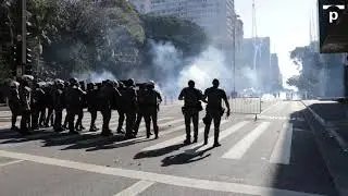 Torcidas de clubes rivais se unem em ato antifascista e em defesa da democracia - Ponte Jornalismo