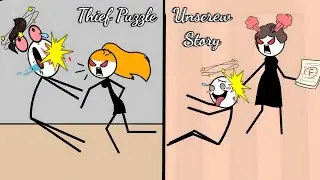 THIEF PUZZLE vs UNSCREW STORY ASMR Gameplay Android iOS, Satisfying Gameplay,Part#774.