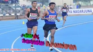 MEN'S  10000m RUN FINAL. 78th ALL INDIA INTER UNIVERSITY ATHLETICS CHAMPIONSHIPS-2017-18