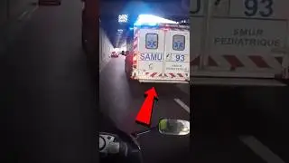 Biker saves an ambulance 😮&hearts;️#telugushorts #bike #telugu