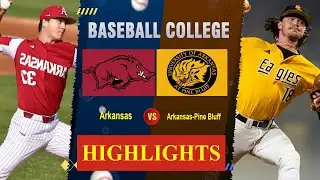 Arkansas vs Ar-Pine Bluff (Game 1) | 2025 College Baseball Highlights