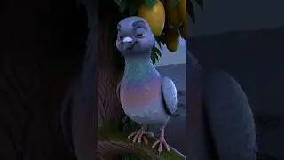 Pigeon and Mango Tree Story 🌳🕊️ #shortvideos #Fable #Kindness #MangoTree #ShortStory #cartoon #facts