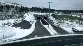 Renault Trucks T High on Finnish snow-covered roads