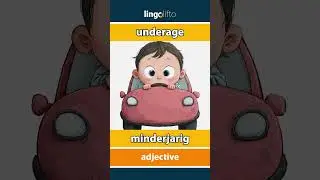 🇬🇧🇳🇱 underage - minderjarig : learn English : laten we Engels leren : vocabulary builder