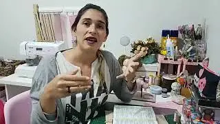 Aula da Melhor Idade Coração de Feltro com um bordado lindo!!