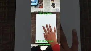 Go Green drawing😍🌳. #short  #woodworking project #trending.