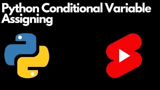 Python conditional variable assigning. Python tips and tricks. #python #shorts
