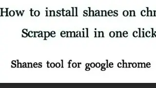 how to install shanes tools in google chrome