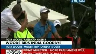 Tiger Woods maiden trip to India draws to a close