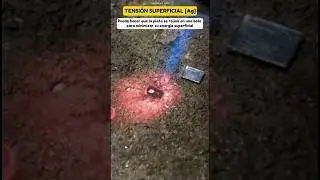 Tensi&oacute;n Superficial de la Plata 🥶 #qu&iacute;mica #f&iacute;sica #ciencia #viral #experimentos