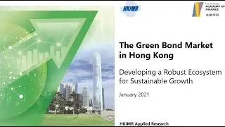 Webinar on the Green Bond Market in Hong Kong