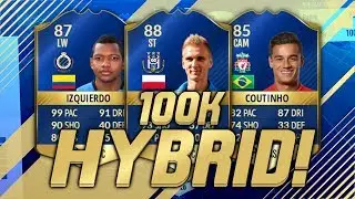 FIFA 17 OVERPOWERED 100K TOTS HYBRID SQUAD BUILDER!(99 PACE TOTS!)
