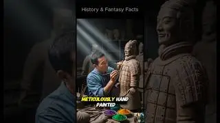 The Secret Colors of the Terracotta Army I History & Fantasy Facts #shorts