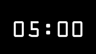 5 Minute Timer with Alarm (Count Up Stopwatch)