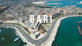 Бари, Италия &mdash; столица Апулии | Видео с дрона
