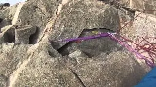 belay ledge on Palisade Crest