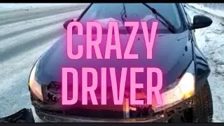 Crazy driver, police chase, accident, traffic accident, cruze