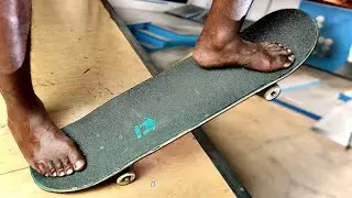 BAREFOOT SKATER vs THE BRAILLE DROP