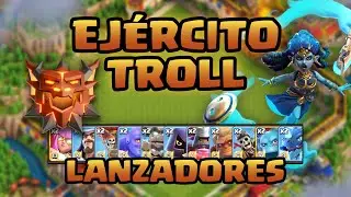 🚨EJÉRCITO TROLL🚨 | LANZADORES TH18🔥| CLASH OF CLANS #clashofclans #th18