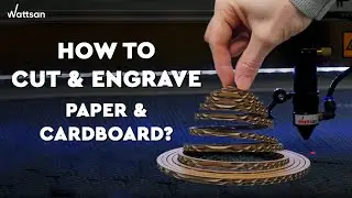 HOW TO CUT & ENGRAVE PAPER & CARDBOARD WITH LASER MACHINE?