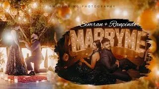 Simran & Ranpinder 💙 Best 4K Pre Wedding | FM Wedding Photography | 9041613131