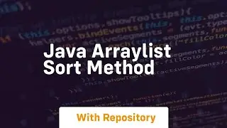 java arraylist sort method