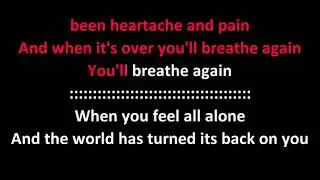 Savage Garden  - Crash And Burn KARAOKE