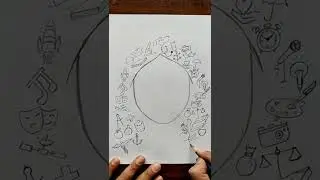 womens day drawing easy and simple #doodle art #shorts