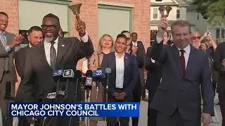 Chicago Mayor Brandon Johnson's battles with city council carry high stakes ahead of budget fight