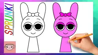 How To Draw Pinki from Incredibox Sprunki | Easy Drawing Tutorial