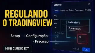 📊 Aula 4 - Como REGULAR o TradingView para leitura ICT [ Inner Circle Trader Brasil ]