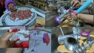 تجربتي مع مفرمة اللحمة ، هل هى عمليه ولا لا 🤔 مفرمة اللحمة اليدوية والبسكويت
