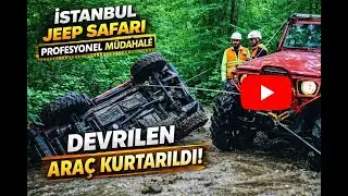 🚨 Off-Road Kurtarma Operasyonu | İstanbul Jeep Safari Profesyonel M&uuml;dahale Anı