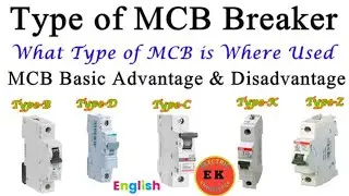 what is mcb? how many types of mcb?