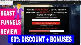 Beast Funnels Review | DEMO | 90% DISCOUNT | HUGE BONUSES