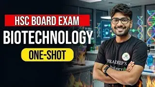Biotechnology One Shot | Genetic Engineering, PCR, Cloning | HSC Biology Class 12 Maharastra board