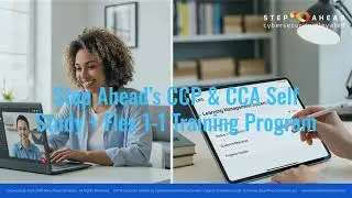 CMMC CCP and CCA Self Study + Flex 1 1 Training by Step Ahead