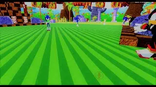 Spicy Sonic and Spicy Tails and Spicy boom Sonic meet archie shadow| vrchat