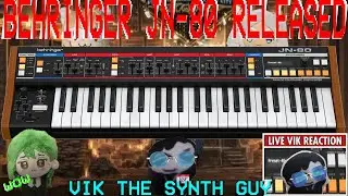 The Behringer Juno Clone Is Already Available For Preorder | Behringer JN-80 Released
