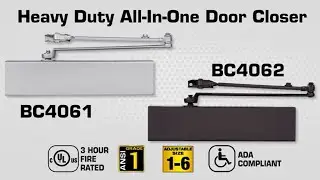 Brinks Commercial BC4061 & BC4062 Heavy Duty All-In-One Door Closer Top Jamb Install Instructions