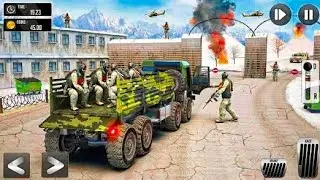 Army Truck Transport Offroad Simulator - US Cargo Vehicle Driving  - Android GamePlay 2025