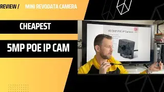 Обзор мини-камеры Revodata IP 5MP POE: видеонаблюдение Ultra HD