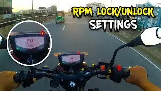 TVS Apache 4V ABS RPM Indicator Lock and Unlock settings in details || The Electro Rider