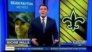 Saints kicker Wil Lutz reacts to Sean Payton's announcement