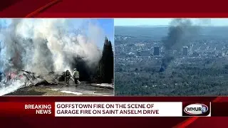 Crews fight fire in Goffstown