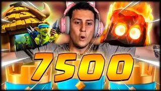 SUBO A 7500 CON CHOZAS EN CLASH ROYALE